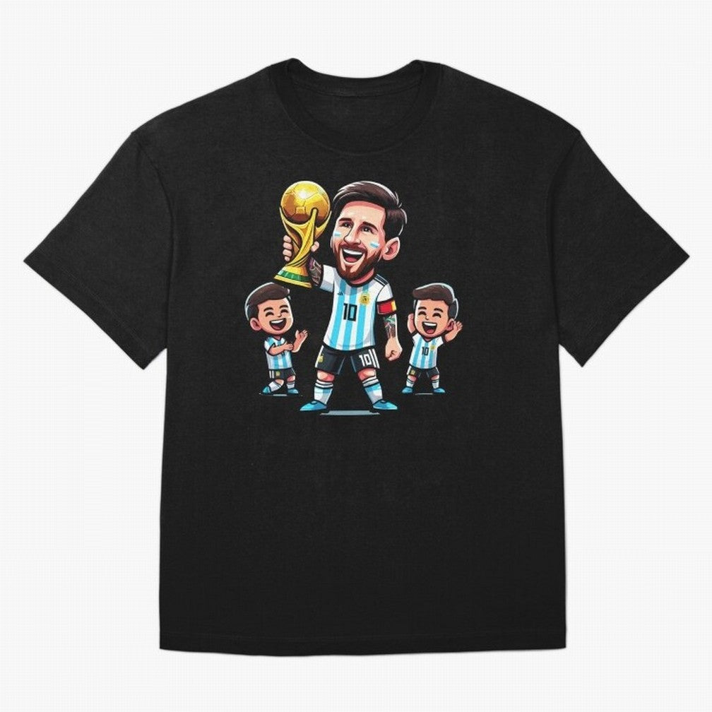 Lionel Messi is a World Cup winner Classic T-Shirt Experience the Global Stage of FIFA World Cup 2026 Group Stage Spirit, Capturing Germany, Cristiano Ronaldo, Worldwide Fan Energy, Dramatic Goals, Stadium Lights and Championship Celebrations;
