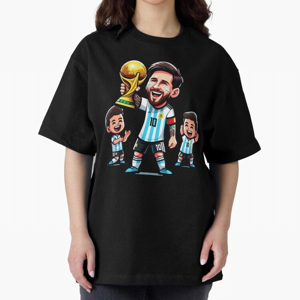 Lionel Messi is a World Cup winner Classic T-Shirt Experience the Global Stage of FIFA World Cup 2026 Group Stage Spirit, Capturing Germany, Cristiano Ronaldo, Worldwide Fan Energy, Dramatic Goals, Stadium Lights and Championship Celebrations;