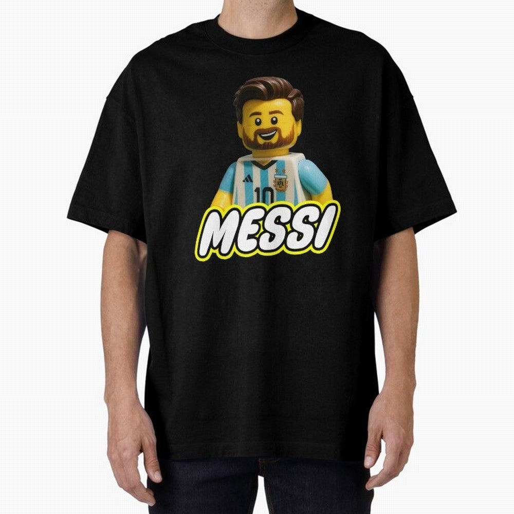 Block Leo Oversized T-Shirt Show Your Love for FIFA World Cup 2026 for Fans of Neymar, Haaland and Cristiano Ronaldo and England and Germany, Bringing Sports Nostalgia, International Competition, Famous Players and Unforgettable Victories; Ideal