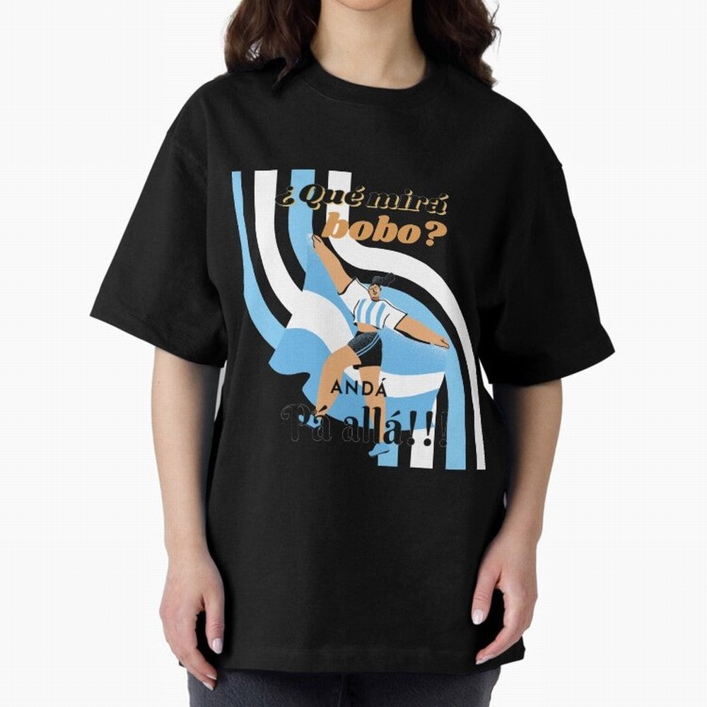 Vintage Messi Argentina Que Mira Classic T-Shirt Back the Journey through Global Football Passion for FIFA World Cup 2026, Inspired by Messi, Neymar and Mbappe, Portugal, Sports Nostalgia, International Competition, Famous Players and Unforgettable