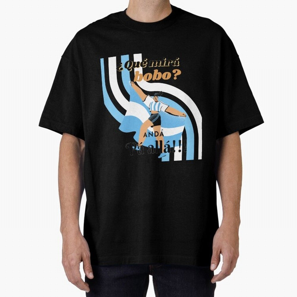 Vintage Messi Argentina Que Mira Classic T-Shirt Back the Journey through Global Football Passion for FIFA World Cup 2026, Inspired by Messi, Neymar and Mbappe, Portugal, Sports Nostalgia, International Competition, Famous Players and Unforgettable