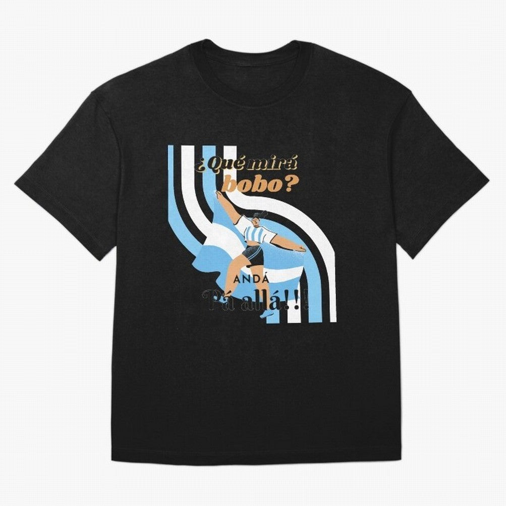 Vintage Messi Argentina Que Mira Classic T-Shirt Back the Journey through Global Football Passion for FIFA World Cup 2026, Inspired by Messi, Neymar and Mbappe, Portugal, Sports Nostalgia, International Competition, Famous Players and Unforgettable