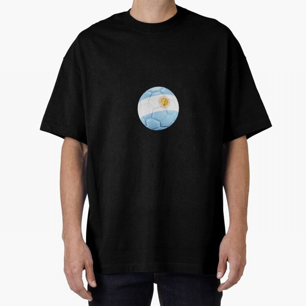 Argentina Soccer Oversized T-Shirt Remember FIFA World Cup 2026 Connected to Mbappe and Neymar, England and Germany Energy, Stadium Memories, Football Loyalty, International Chants and Championship Tradition; Perfect for Supporters Who Want Bold