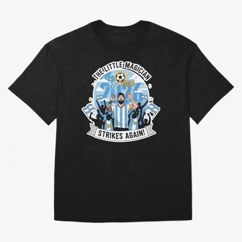 Messi - the little magician strikes again Classic T-Shirt Relive Global Football Passion for FIFA World Cup 2026 Group Stage, Connected to Cristiano Ronaldo, Haaland and CR7, France, Retro Football Energy, Iconic Rivalries, Trophy Chase Drama and