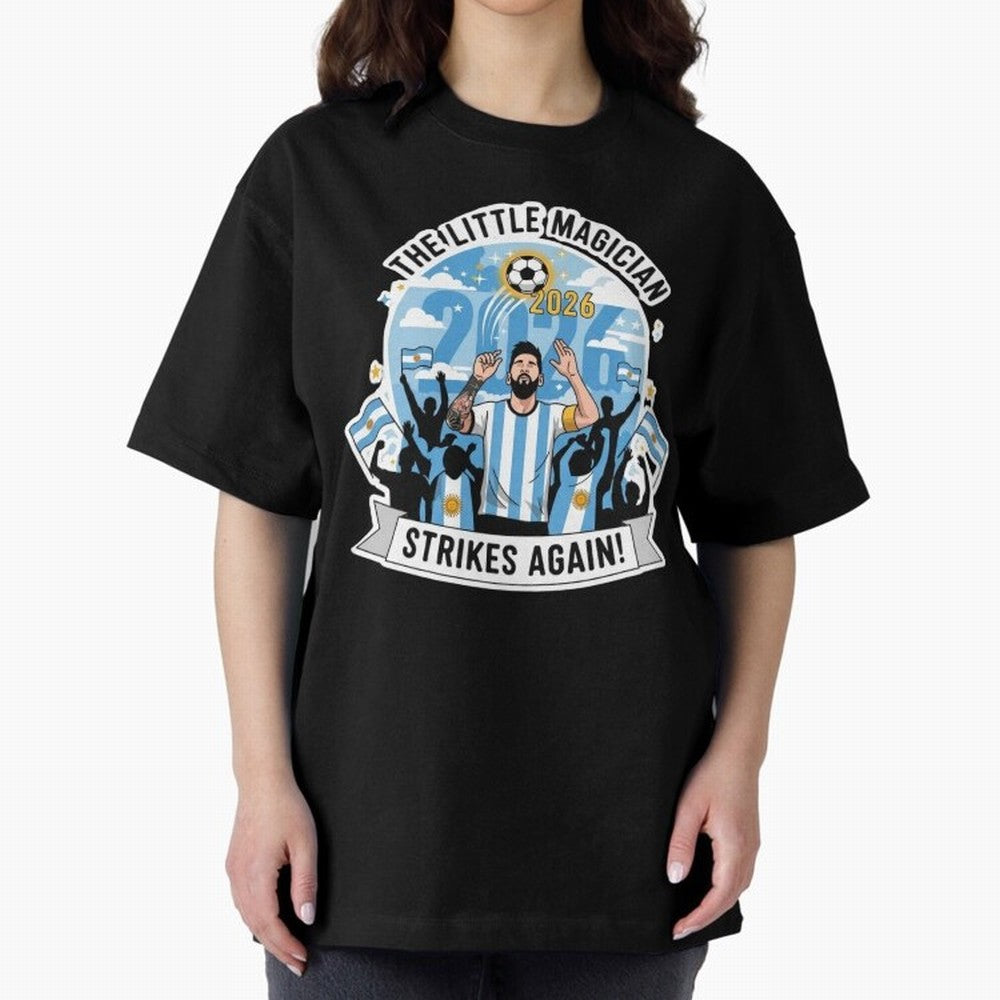 Messi - the little magician strikes again Classic T-Shirt Relive Global Football Passion for FIFA World Cup 2026 Group Stage, Connected to Cristiano Ronaldo, Haaland and CR7, France, Retro Football Energy, Iconic Rivalries, Trophy Chase Drama and