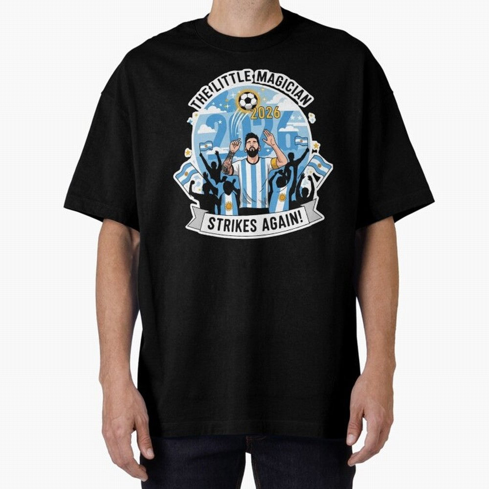 Messi - the little magician strikes again Classic T-Shirt Relive Global Football Passion for FIFA World Cup 2026 Group Stage, Connected to Cristiano Ronaldo, Haaland and CR7, France, Retro Football Energy, Iconic Rivalries, Trophy Chase Drama and