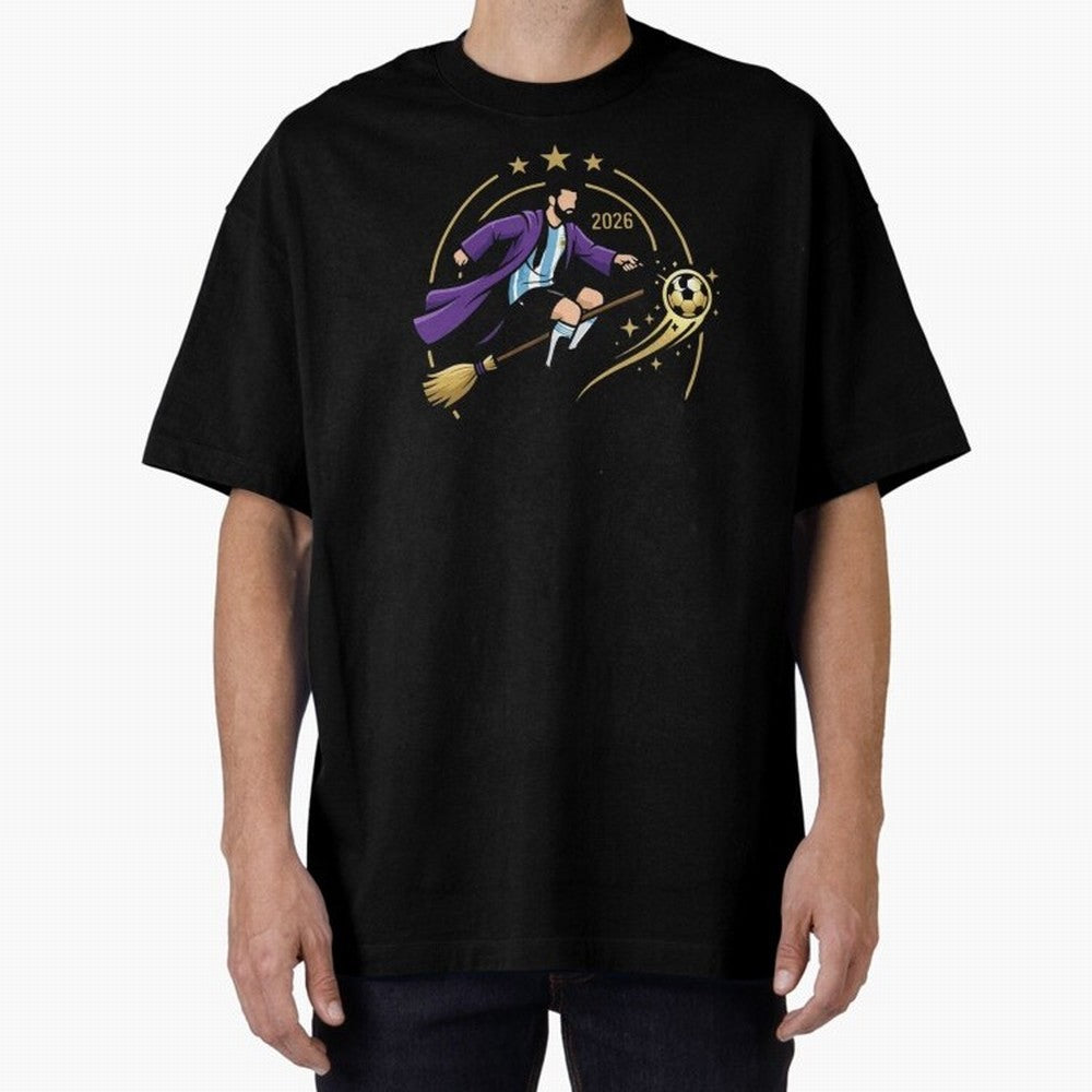 Messi X Harry Potter Classic T-Shirt Feel the Roar of FIFA World Cup 2026 Group Stage Spirit, with Spain and Netherlands, CR7 and Messi, Football History, Final Match Energy, Crowd Noise and Once in a Lifetime Moments; Great for Supporters Who Love
