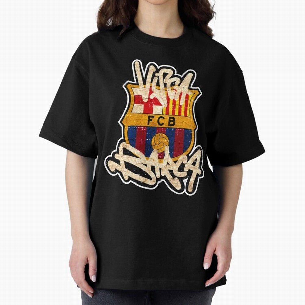 BAR-CE-LON-A Logo FC Merchandise Classic T-Shirt Celebrate Unforgettable Nights in FIFA World Cup 2026 Group Stage for Fans of Neymar, Haaland and Cristiano Ronaldo and Spain, Bringing Football History, Final Match Energy, Crowd Noise and Once in a