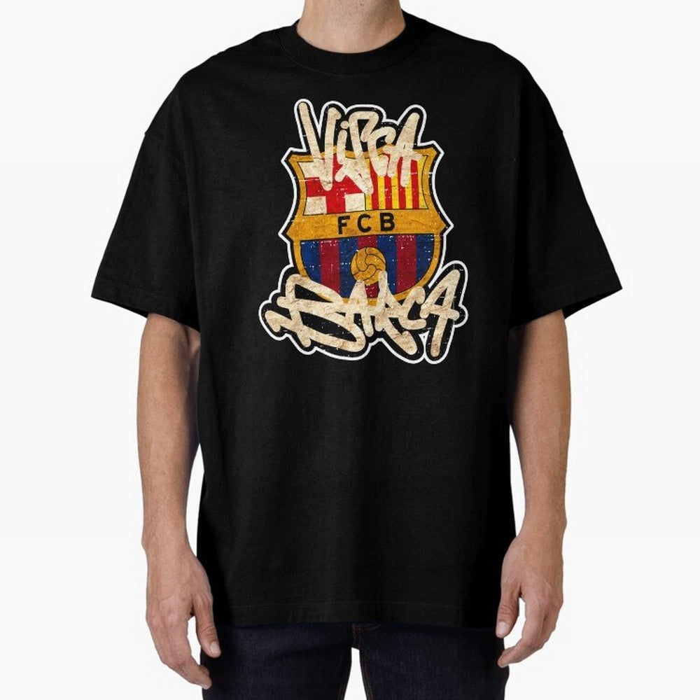 BAR-CE-LON-A Logo FC Merchandise Classic T-Shirt Celebrate Unforgettable Nights in FIFA World Cup 2026 Group Stage for Fans of Neymar, Haaland and Cristiano Ronaldo and Spain, Bringing Football History, Final Match Energy, Crowd Noise and Once in a