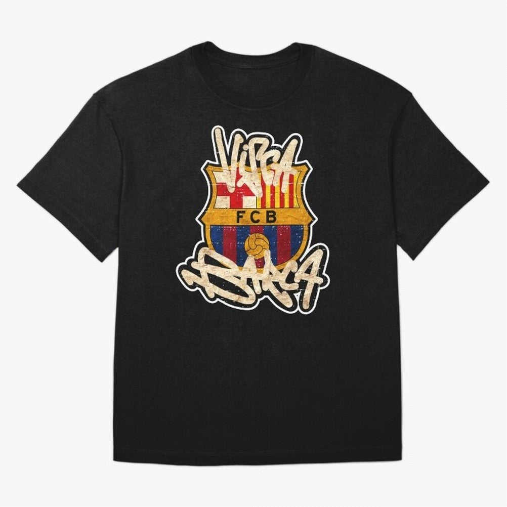 BAR-CE-LON-A Logo FC Merchandise Classic T-Shirt Celebrate Unforgettable Nights in FIFA World Cup 2026 Group Stage for Fans of Neymar, Haaland and Cristiano Ronaldo and Spain, Bringing Football History, Final Match Energy, Crowd Noise and Once in a