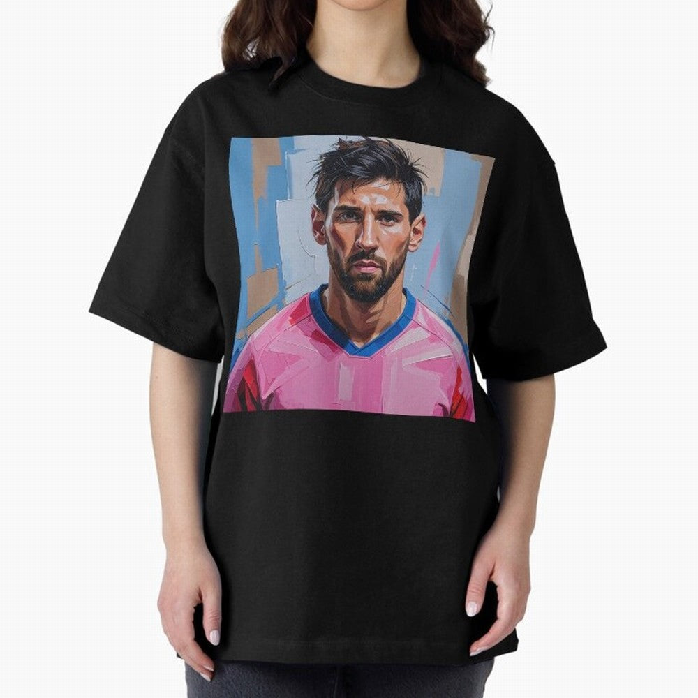 Vibrant Artistic Portrait of Lionel Messi (GOAT) - Digital painting (Version 2) Classic T-Shirt Fuel the Hype around FIFA World Cup 2026 USA Canada Mexico Spirit, Highlighting England, France and Netherlands, Mbappe and Neymar, Classic Soccer