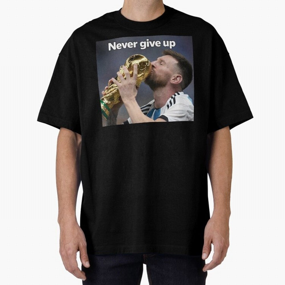 Messi Oversized T-Shirt Step into Match Day Hype around FIFA World Cup 2026 Group Stage, CR7 and Messi, Spain and Netherlands, Sports Nostalgia, International Competition, Famous Players and Unforgettable Victories; Built for Supporters Chasing