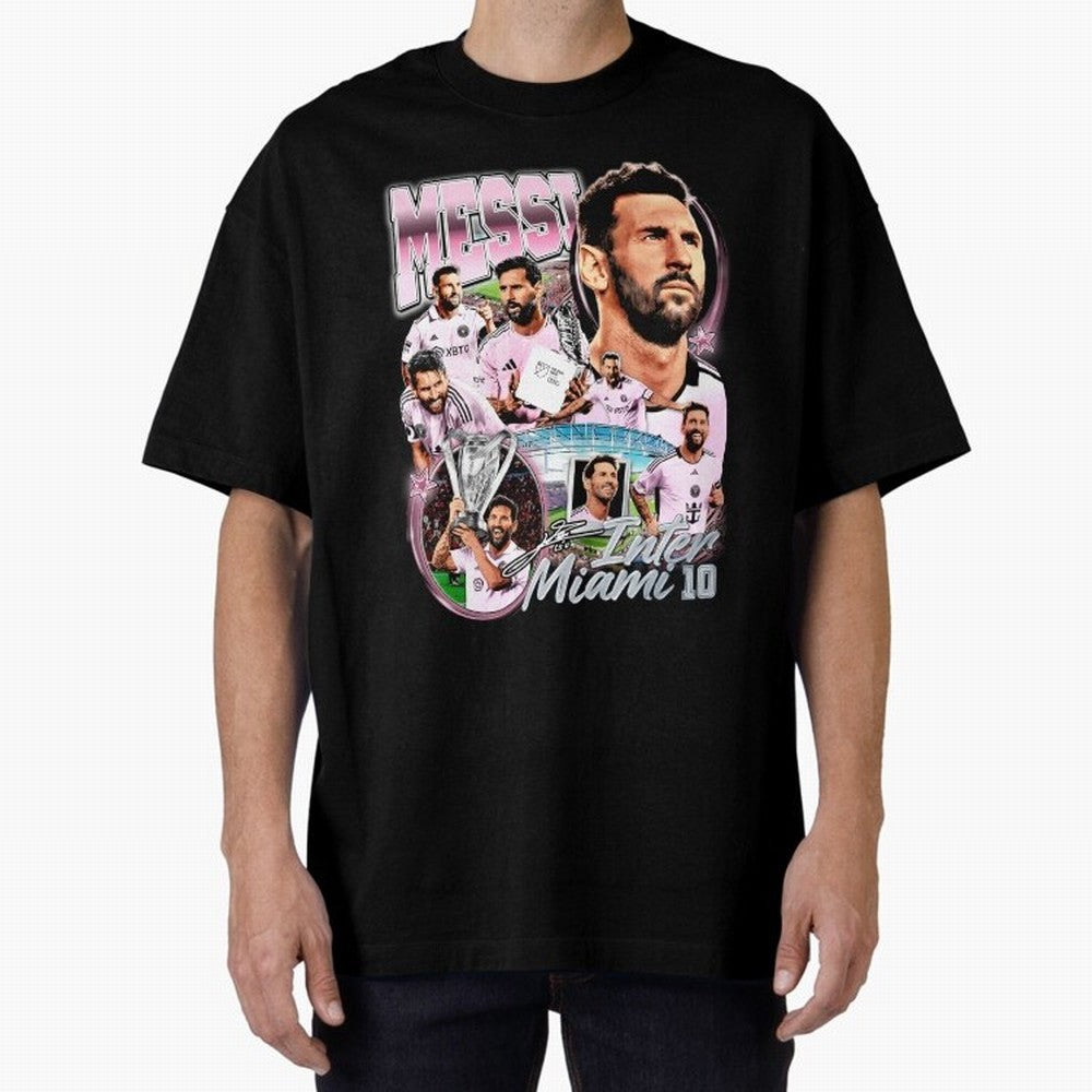 Lionel Messi Inter Miami Retro Vintage bootleg rap tee Classic T-Shirt Back the Journey through Global Football Passion for FIFA World Cup 2026 Group Stage, Connected to CR7 and Messi, Germany, Match Day Excitement, Supporter Culture, Golden Goals