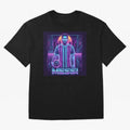 ?Argentina Football Legend Messi Cyberpunk Retro Futurist Design (Version 3) Classic T-Shirt Refresh Global Football Passion for FIFA World Cup 2026 USA Canada Mexico, with Messi, Neymar and Mbappe, England, France and Netherlands, Match Day