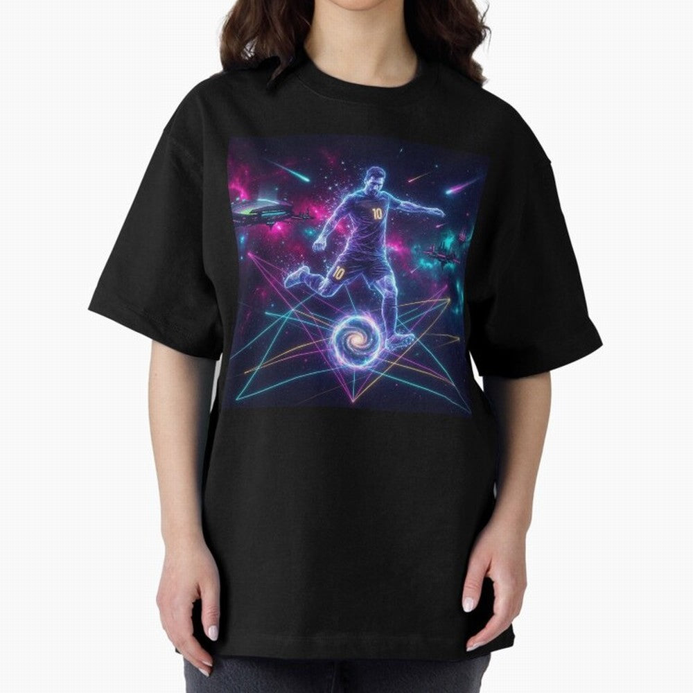 Lionel Messi The Eternal GOAT Of Another Galaxy - (Version 2) Classic T-Shirt Wear the Spirit of Global Football Passion for FIFA World Cup 2026, Driven by Mbappe, Germany, Championship Spirit, Famous Goals, Roaring Crowds and International