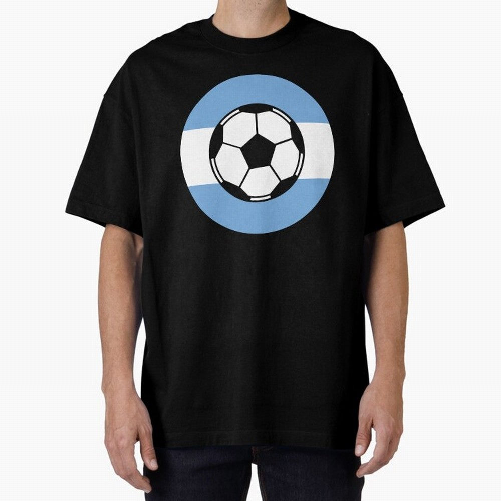 Argentina Football Soccer Colors World Cup North America Classic T-Shirt Represent the Passion of FIFA World Cup 2026 USA Canada Mexico for Fans of Cristiano Ronaldo, Haaland and CR7 and Argentina and Brazil, Bringing Goal Celebration Energy,