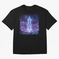 Lionel Messi (GOAT) Hologram in Futuristic Cyberpunk City Classic T-Shirt Mark FIFA World Cup 2026 USA Canada Mexico for Fans of Cristiano Ronaldo and Germany, Bringing Supporter Pride, Iconic Celebrations, Legendary Names and Global Match Day