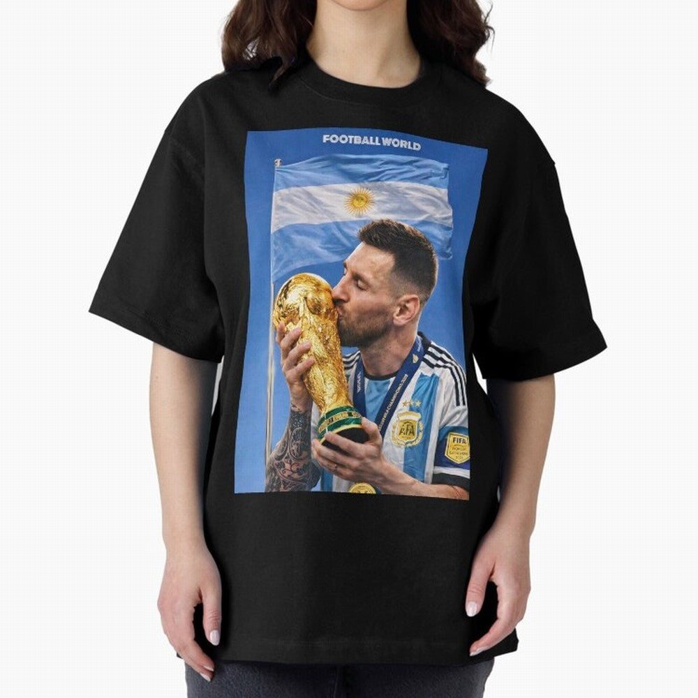 The GOAT¡¯s Glory Classic T-Shirt Show Your Tournament Heart for the FIFA World Cup 2026 Journey through Messi, Neymar and Mbappe Highlights, Argentina, France and Brazil Pride, Football Festival Excitement, Trophy Ambitions, Country Rivalries and