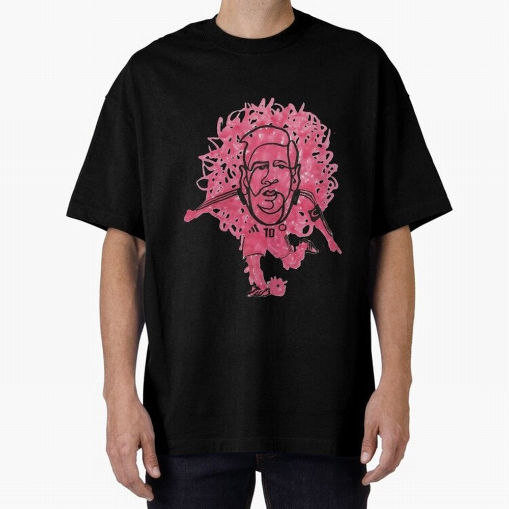 Mr Messi Oversized T-Shirt Keep the Legacy of Global Football Passion for FIFA World Cup 2026, Centered on Haaland, England and Germany, Supporter Pride, Iconic Celebrations, Legendary Names and Global Match Day Energy; Ideal for Football Dads,