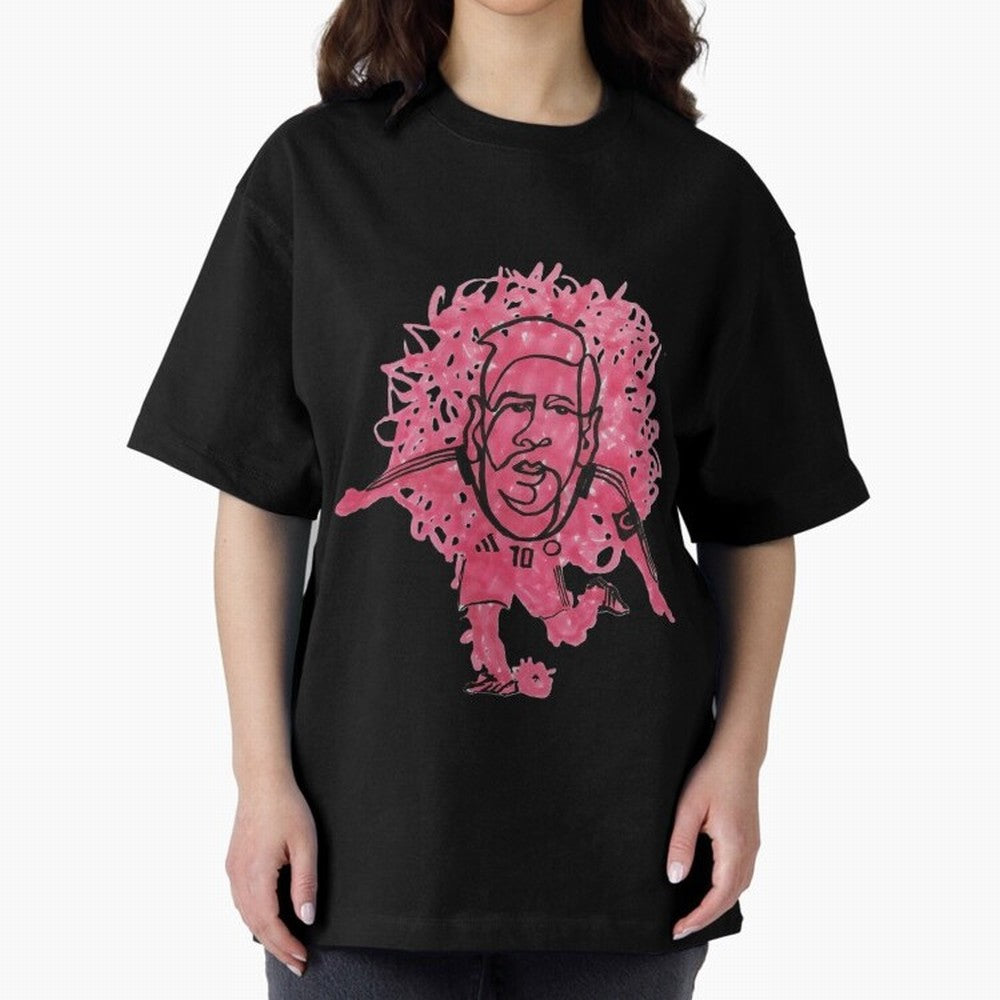Mr Messi Oversized T-Shirt Keep the Legacy of Global Football Passion for FIFA World Cup 2026, Centered on Haaland, England and Germany, Supporter Pride, Iconic Celebrations, Legendary Names and Global Match Day Energy; Ideal for Football Dads,