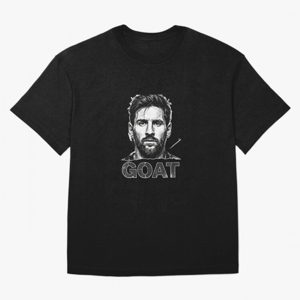 The G.O.A.T. ¨C Lionel Messi Legend Sketch Active T-Shirt Celebrate Football Dreams Across FIFA World Cup 2026 Spirit, Built around Spain, Mbappe, Football Passion, Legendary Performances, Festival Vibes and Supporter Community; Built for