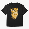 GOLD GOAT Lionel Messi watercolor illustration Oversized T-Shirt Get Ready for FIFA World Cup 2026 Highlighting Messi, Brazil Energy, Stadium Memories, Football Loyalty, International Chants and Championship Tradition; Created for Match Day