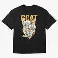 GOAT Lionel Messi watercolor illustration Oversized T-Shirt Celebrate the Magic of FIFA World Cup 2026 Group Stage for Fans of Haaland and Mbappe and England and Germany, Bringing Football Festival Excitement, Trophy Ambitions, Country Rivalries