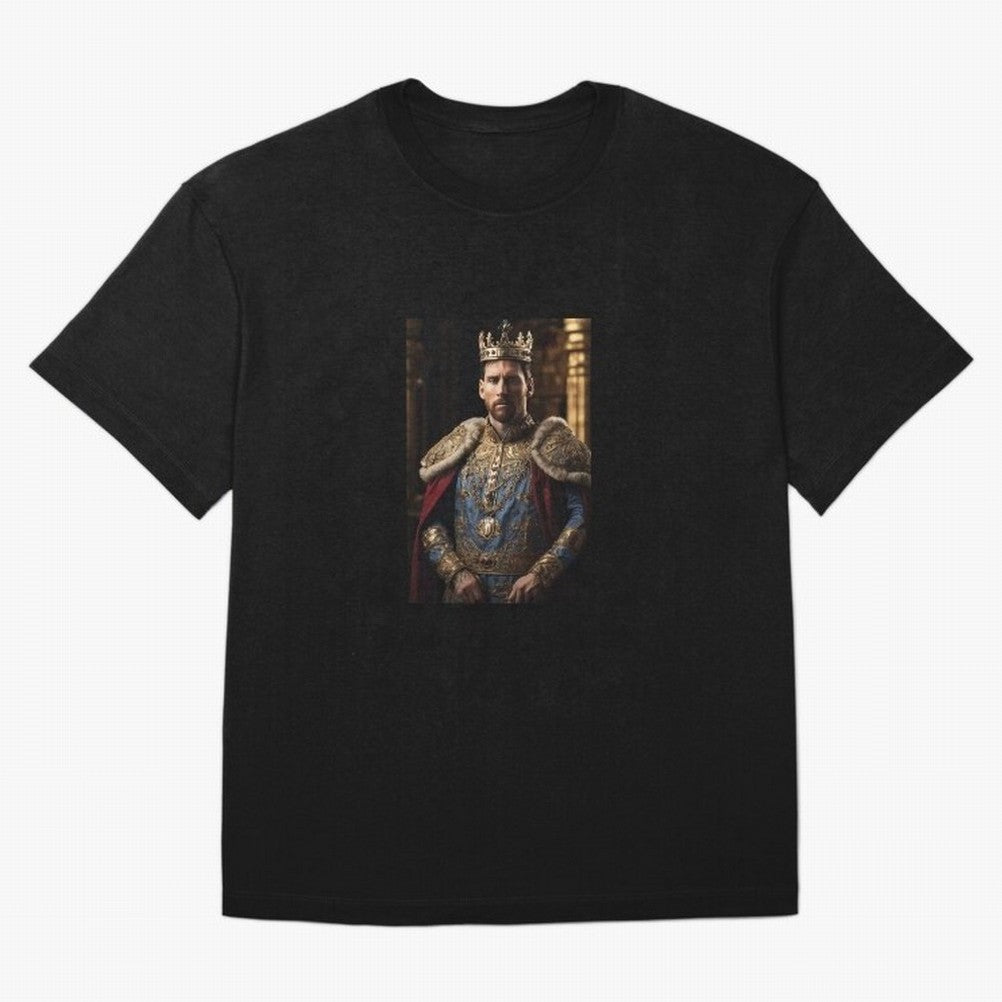 Lionel Messi, the king Oversized T-Shirt Fuel Your Fan Pride for Match Day Hype around FIFA World Cup 2026 USA Canada Mexico, Cristiano Ronaldo, England and Germany, Stadium Memories, Football Loyalty, International Chants and Championship