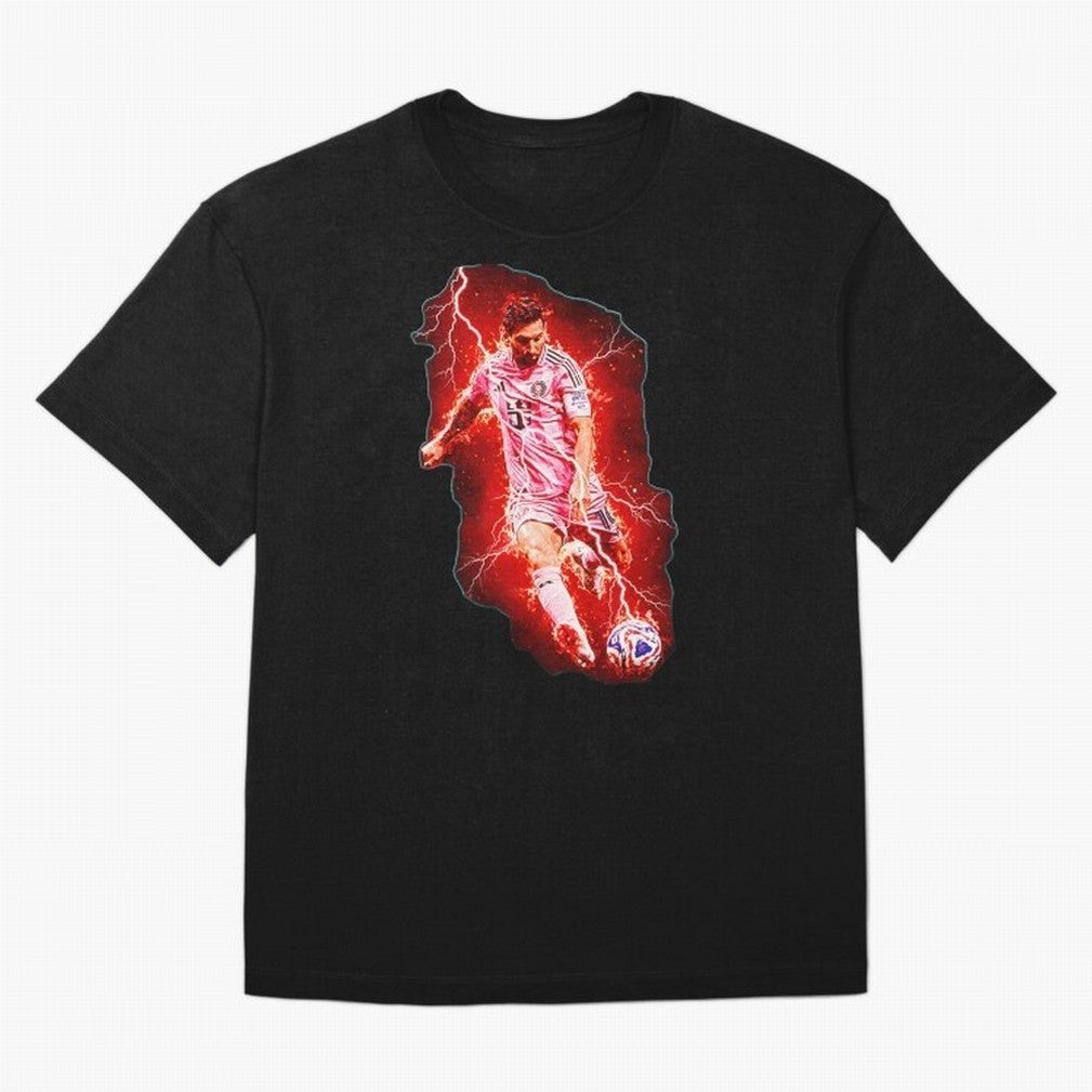 Messi The Goat (HD) High Definition Design | Exclusive Fanart Oversized T-Shirt Follow Every Goal of Match Day Hype around FIFA World Cup 2026 Group Stage, Haaland and Mbappe, Portugal, Match Day Excitement, Supporter Culture, Golden Goals and