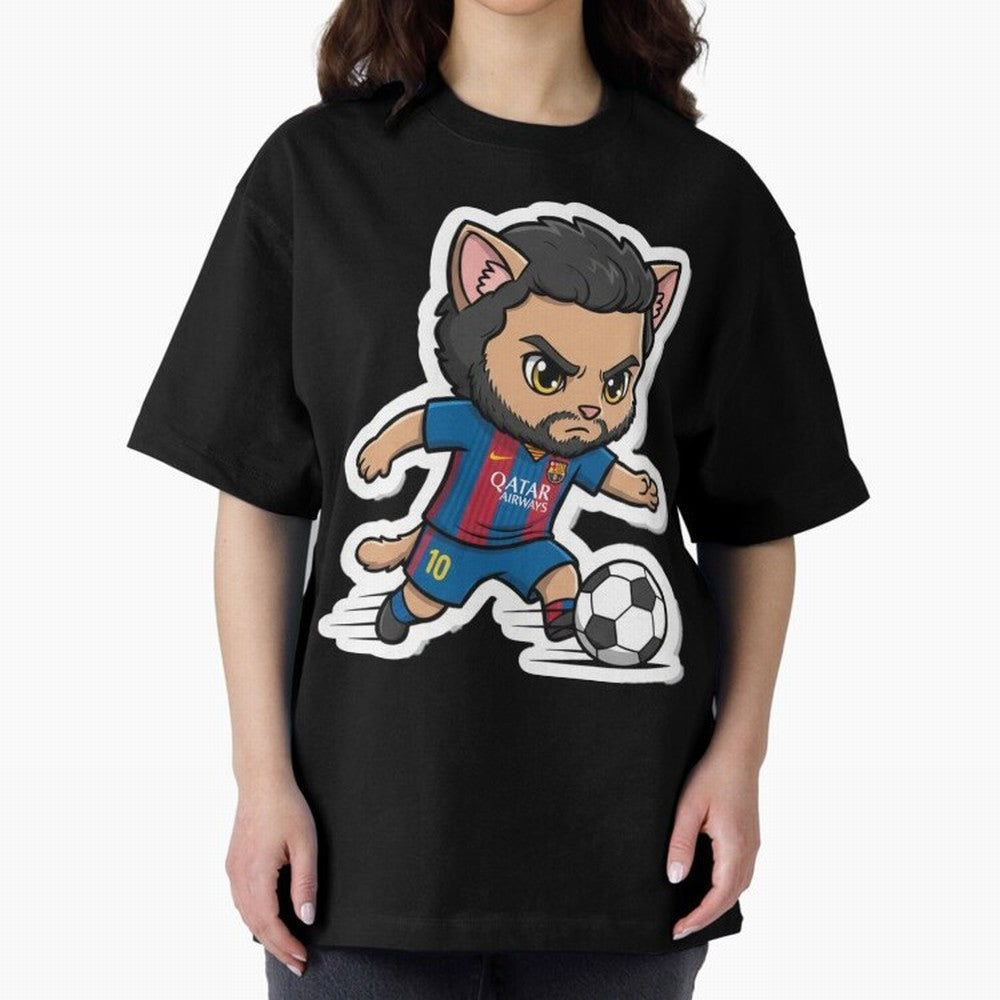 Fcb - Fc Barcelona | Cute Cat Messi with Jersey Barcelona Classic T-Shirt Bring Trophy Dreams to the FIFA World Cup 2026 USA Canada Mexico Journey through Haaland Highlights, Portugal Pride, Stadium Memories, Football Loyalty, International Chants