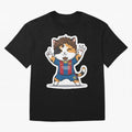 Fcb - Fc Barcelona | Cute Cat Messi with Jersey Barcelona Classic T-Shirt Step into Match Day Hype around FIFA World Cup 2026 USA Canada Mexico, CR7 and Messi, Argentina, Classic Soccer Heritage, Championship Pressure, Fan Loyalty and International