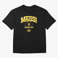 Messi 10: Yellow Text Soccer Legend T-shirt Active T-Shirt Honor Champions and Dreams in FIFA World Cup 2026 Group Stage Spirit, Connected to Brazil, Portugal and Argentina, Messi, Neymar and Mbappe, Supporter Pride, Iconic Celebrations, Legendary