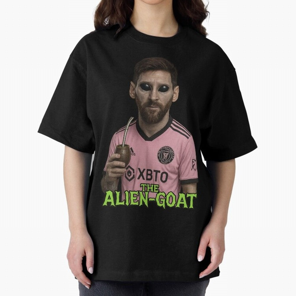Messi Alien-GOAT: Extraterrestrial Fusion and Messi The Goat Inter Miami Jersey Classic T-Shirt Share Match Day Hype around FIFA World Cup 2026 Group Stage, Haaland and Mbappe, Germany, Football Festival Excitement, Trophy Ambitions, Country
