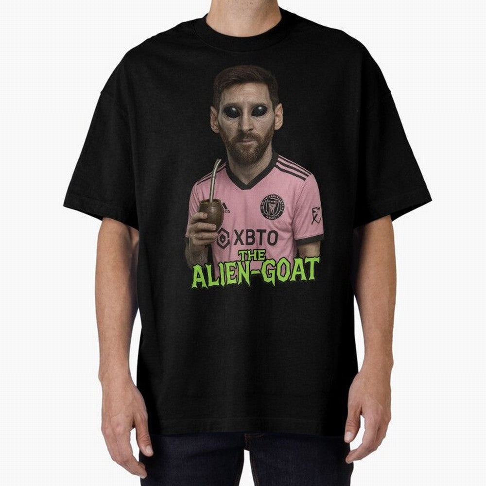 Messi Alien-GOAT: Extraterrestrial Fusion and Messi The Goat Inter Miami Jersey Classic T-Shirt Share Match Day Hype around FIFA World Cup 2026 Group Stage, Haaland and Mbappe, Germany, Football Festival Excitement, Trophy Ambitions, Country