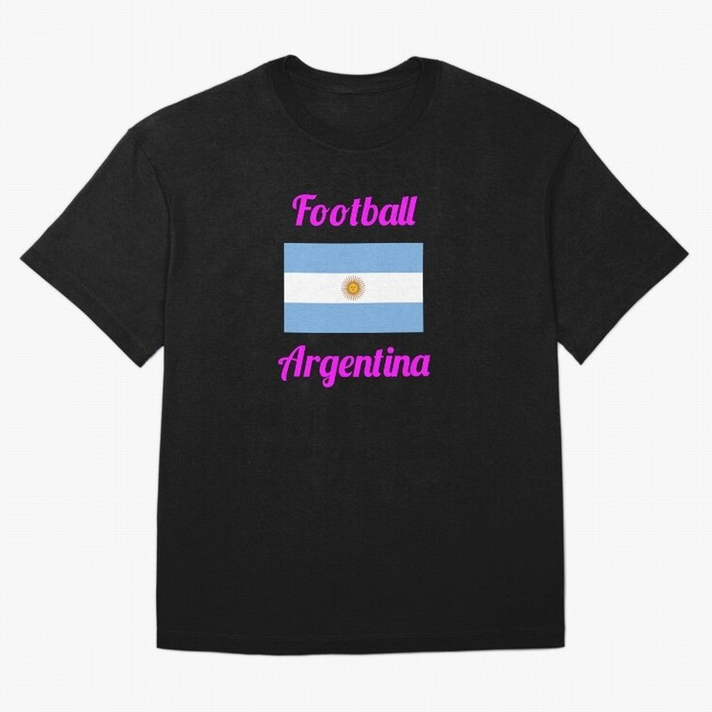 Argentina Football Flag ¨C Albiceleste Soccer Supporter Classic T-Shirt Capture FIFA World Cup 2026 Group Stage Spirit, Driven by Portugal, CR7, Football Festival Excitement, Trophy Ambitions, Country Rivalries and Star Player Buzz; Perfect for