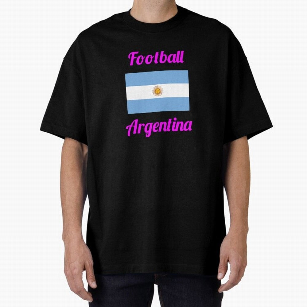 Argentina Football Flag ¨C Albiceleste Soccer Supporter Classic T-Shirt Capture FIFA World Cup 2026 Group Stage Spirit, Driven by Portugal, CR7, Football Festival Excitement, Trophy Ambitions, Country Rivalries and Star Player Buzz; Perfect for