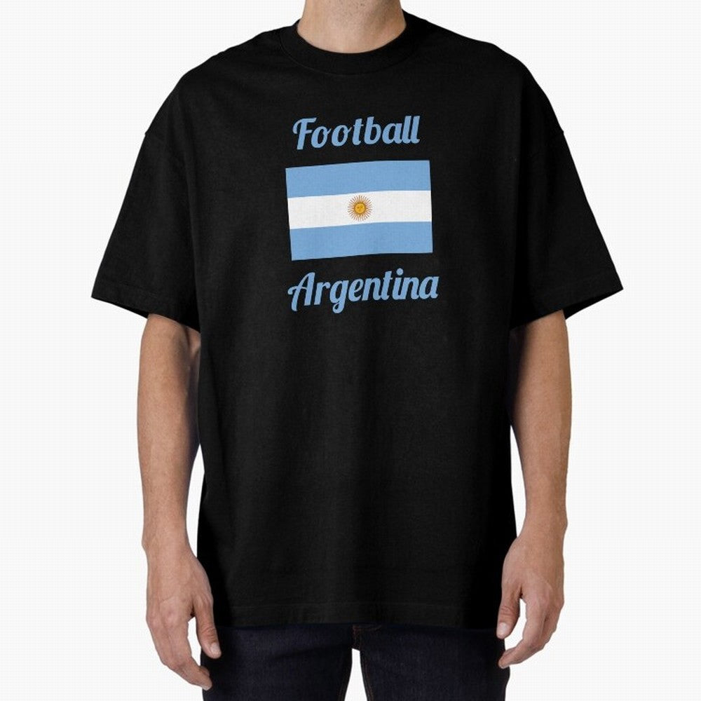 Argentina Football Flag ¨C Albiceleste Soccer Supporter Classic T-Shirt Back Your Heroes with Global Football Passion for FIFA World Cup 2026 USA Canada Mexico, Built around Mbappe and Neymar, Argentina, France and Brazil, Classic Soccer Heritage,