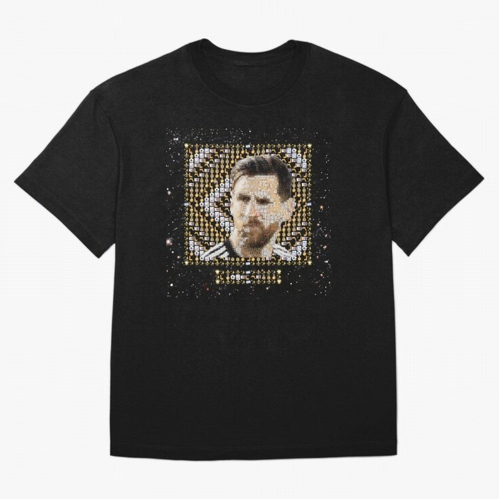 Goat Emojified Messi-Inspired Visual Tribute Essential T-Shirt Feel International Energy from FIFA World Cup 2026 USA Canada Mexico Inspired by Messi, Germany Energy, Soccer Culture, Superstar Moments, National Team Dreams and Competitive Fire;