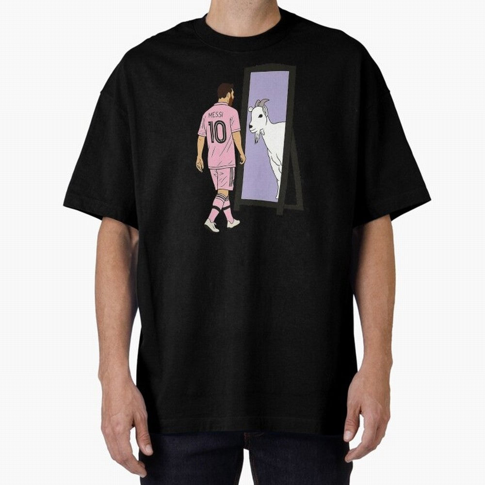 Messi Inter Miami Oversized T-Shirt Feel the Roar of the FIFA World Cup 2026 Journey through CR7 and Messi Highlights, Argentina Pride, Retro Football Energy, Iconic Rivalries, Trophy Chase Drama and Stadium Atmosphere; Ideal for Fans Who Follow