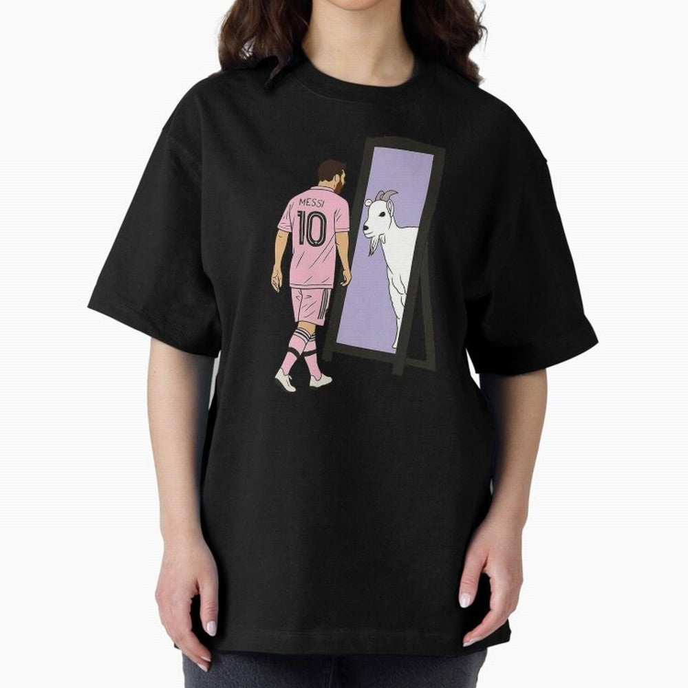 Messi Inter Miami Oversized T-Shirt Feel the Roar of the FIFA World Cup 2026 Journey through CR7 and Messi Highlights, Argentina Pride, Retro Football Energy, Iconic Rivalries, Trophy Chase Drama and Stadium Atmosphere; Ideal for Fans Who Follow