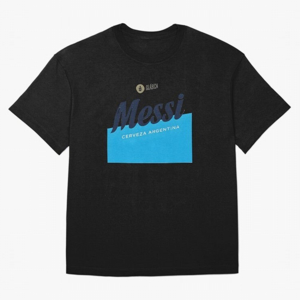 Messi Cerveza Argentina Parody Sticker Classic T-Shirt Share the Excitement of FIFA World Cup 2026 for Fans of Messi, CR7 and Mbappe and Spain and Netherlands, Bringing Sports Nostalgia, International Competition, Famous Players and Unforgettable