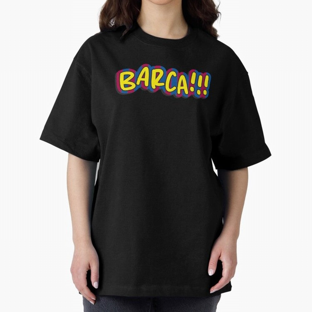 FC Barcelona Barca Oversized T-Shirt Support the Legends of Global Football Passion for FIFA World Cup 2026, Centered on Messi, England, Global Supporter Spirit, Legendary Goals, National Colors and Tournament Celebration; Ideal for Fans Who Follow