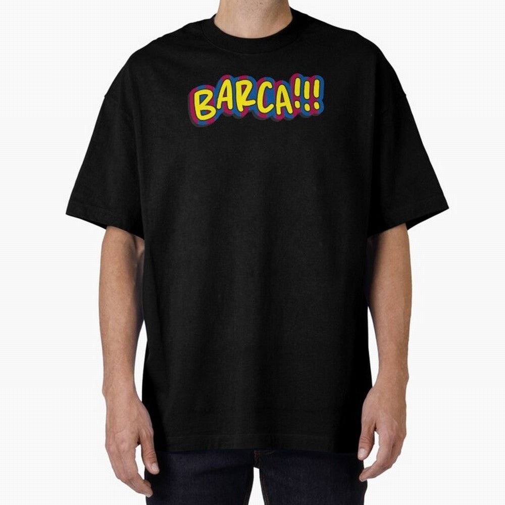 FC Barcelona Barca Oversized T-Shirt Support the Legends of Global Football Passion for FIFA World Cup 2026, Centered on Messi, England, Global Supporter Spirit, Legendary Goals, National Colors and Tournament Celebration; Ideal for Fans Who Follow