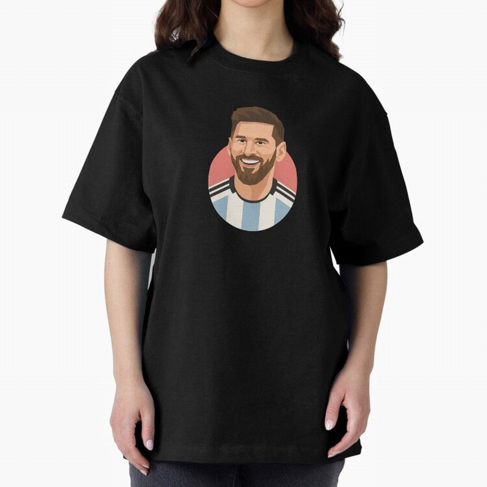 Messi Oversized T-Shirt Join Supporters Worldwide for FIFA World Cup 2026 USA Canada Mexico Connected to Cristiano Ronaldo, Spain and Netherlands Energy, Football Festival Excitement, Trophy Ambitions, Country Rivalries and Star Player Buzz; Ideal