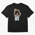 Lionel Messi lifting the World Cup Classic T-Shirt Bring Legendary Rivalry Energy to FIFA World Cup 2026 Spirit, Built around Portugal, Haaland, Soccer Culture, Superstar Moments, National Team Dreams and Competitive Fire; Built for Supporters