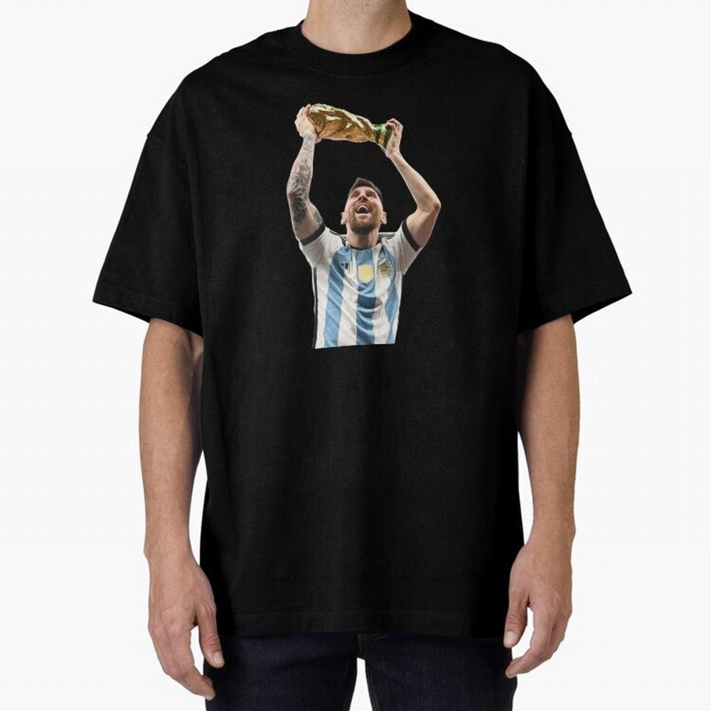 Lionel Messi lifting the World Cup Classic T-Shirt Bring Legendary Rivalry Energy to FIFA World Cup 2026 Spirit, Built around Portugal, Haaland, Soccer Culture, Superstar Moments, National Team Dreams and Competitive Fire; Built for Supporters
