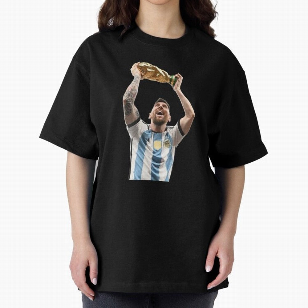 Lionel Messi lifting the World Cup Classic T-Shirt Bring Legendary Rivalry Energy to FIFA World Cup 2026 Spirit, Built around Portugal, Haaland, Soccer Culture, Superstar Moments, National Team Dreams and Competitive Fire; Built for Supporters
