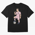 Lionel Messi Anime Style Drinking Mate - The Goat Inter Miami Classic T-Shirt Bring a Vintage Feel to the FIFA World Cup 2026 Group Stage Journey through Haaland Highlights, Brazil Pride, Vintage Soccer Flavor, Modern Football Stars, National Flags