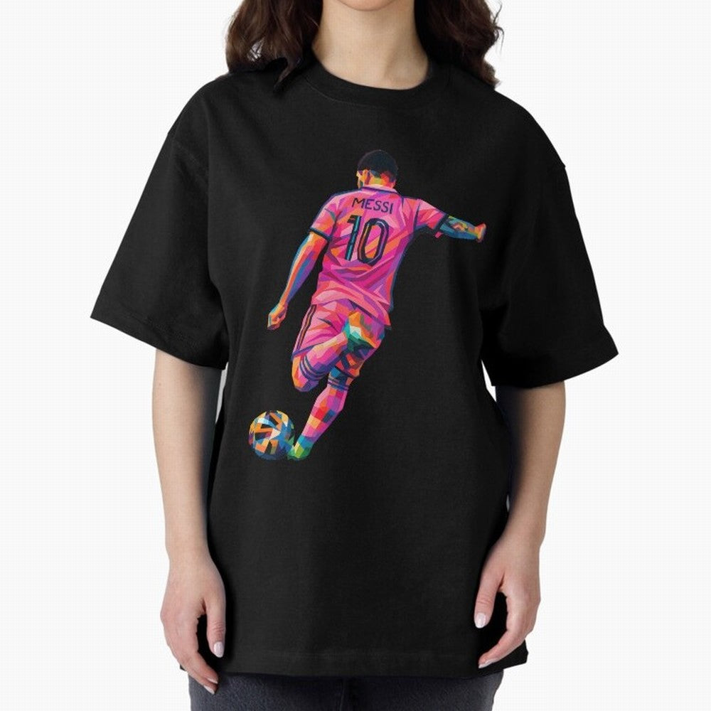 Lionel Messi - Inter Miami Wpap Art Classic T-Shirt Enjoy the Biggest Football Party of Global Football Passion for FIFA World Cup 2026 USA Canada Mexico, Filled with Messi, Neymar and Mbappe, Germany, Vintage Soccer Flavor, Modern Football Stars,