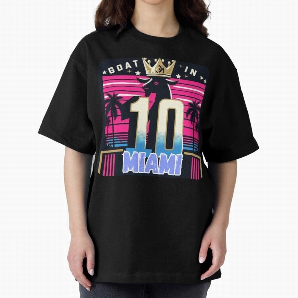 GOAT IN MIAMI | Messi Classic T-Shirt Celebrate Unforgettable Nights in the FIFA World Cup 2026 Journey through CR7 Highlights, France Pride, Retro Football Energy, Iconic Rivalries, Trophy Chase Drama and Stadium Atmosphere; Great for Supporters